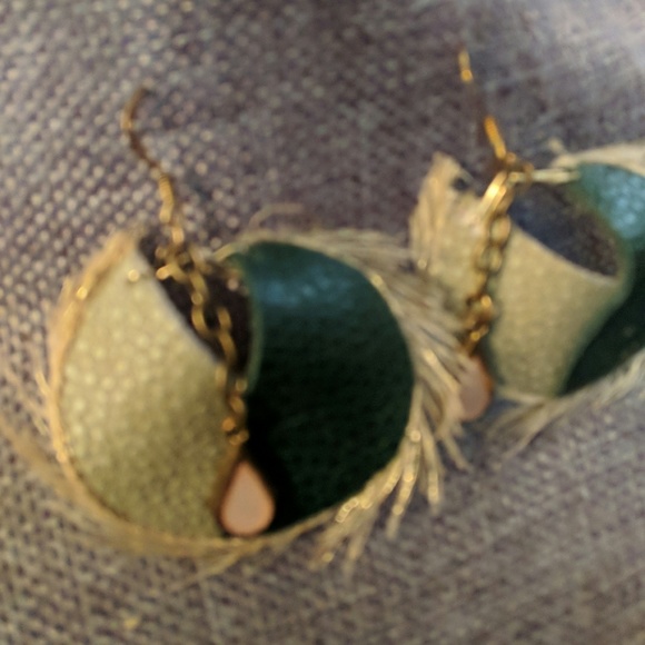 Leather Earrings - Picture 4 of 4